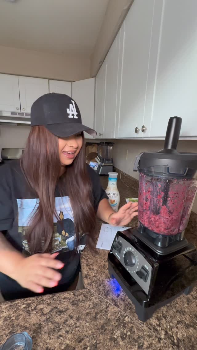 Instagram post by @lets.go.nessa for Vitamix. Caption reads: Thank you so much @vitamix I’m in love with my new....