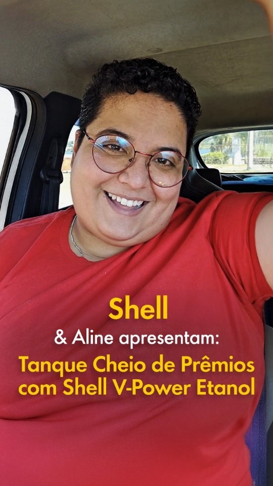 Instagram post by @alinelks for Shell. Caption reads: Pra facilitar o dia a dia tem que ter promoção....