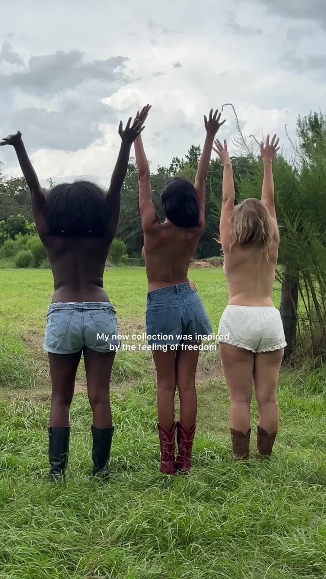 TikTok post by @itsnatalierogers for Klassy Network. Caption reads: A bra-free cotton collection ☁️🫶🏼 Here’s a quick....