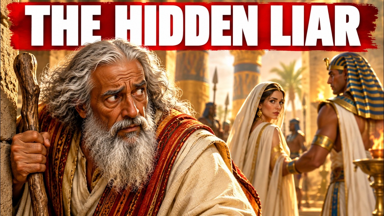 YouTube post by @DeepBibleStories for vidIQ. Caption reads: Why God Chose a Liar: The Mystery of Abraham....