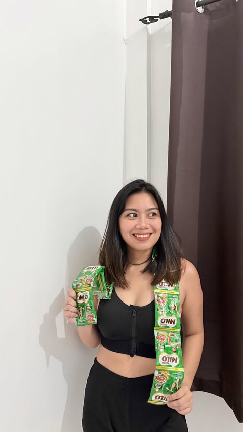 Instagram post by @_riyael for Milo Perú. Caption reads: Had the best time at the Milo Active Pilipinas....