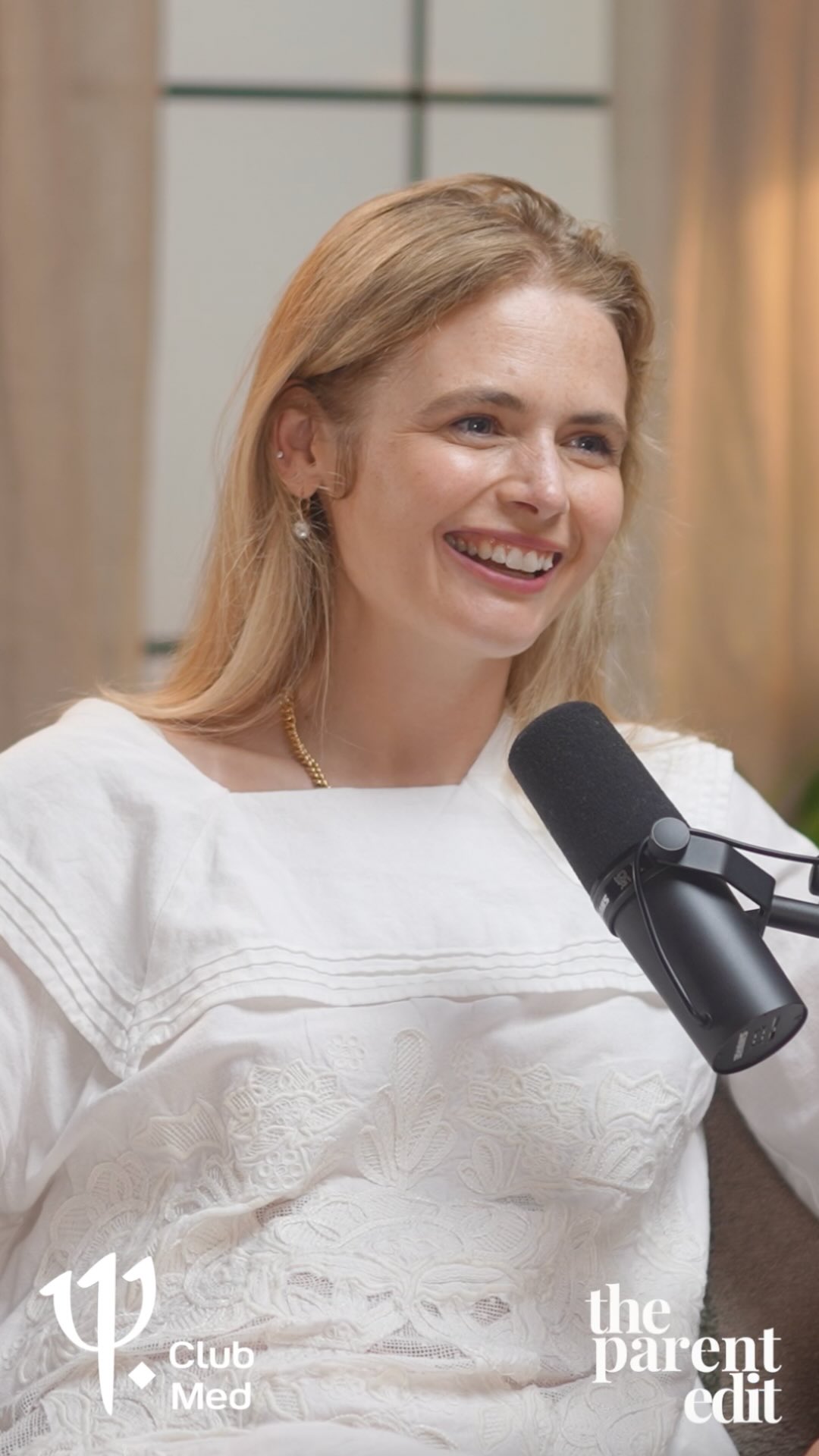 Instagram post by @misslauracoleman for Club Med. Caption reads: Introducing the ALL NEW podcast from....