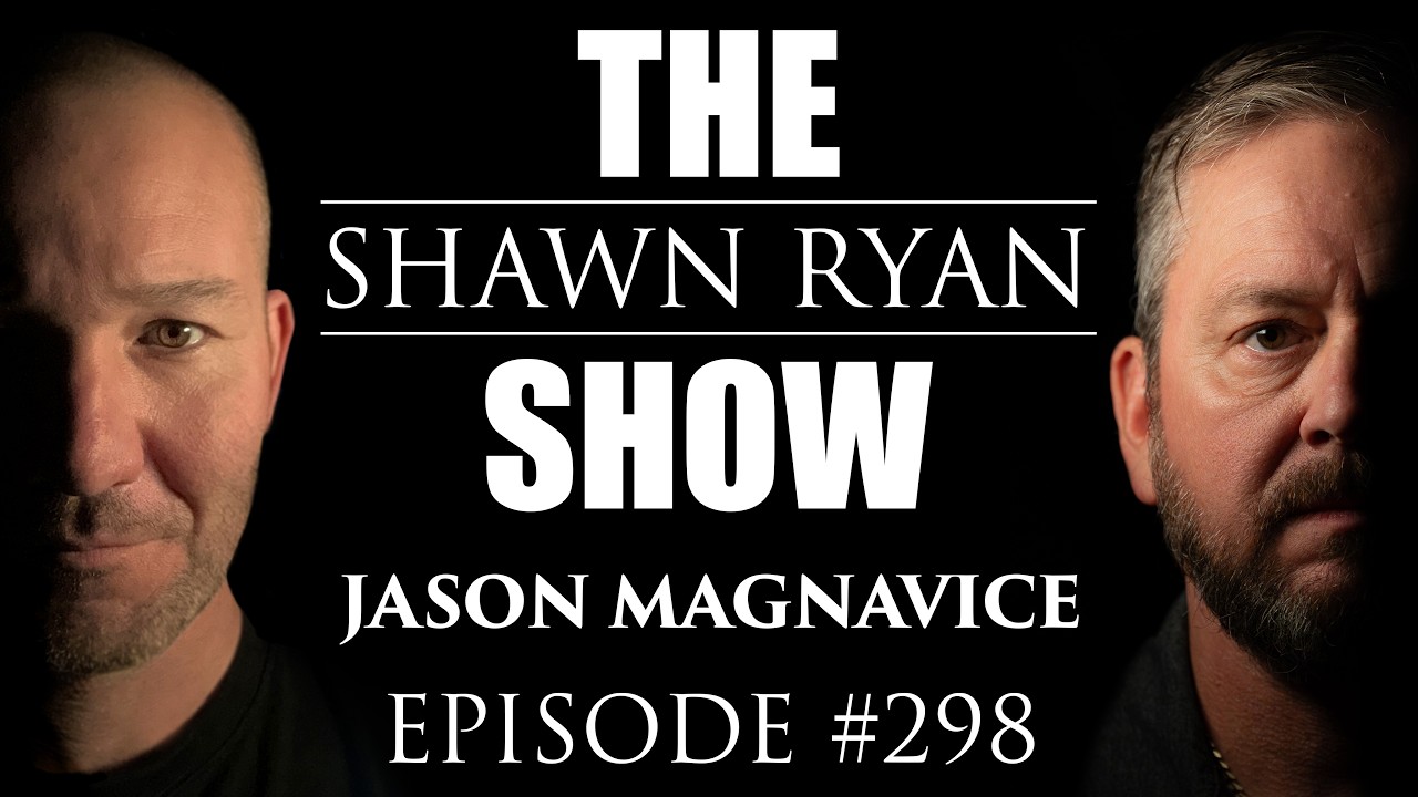 YouTube post by @ShawnRyanShow for ShipStation. Caption reads: Jason Magnavice - SEAL Team 6 Red Squadron....