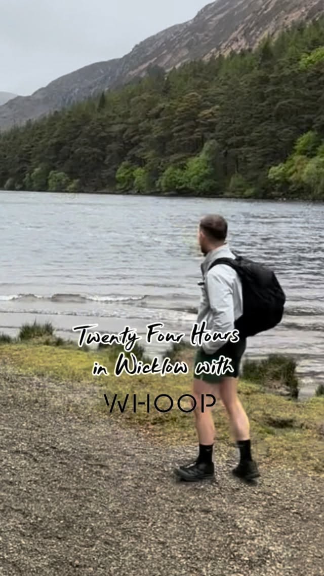 Instagram post by @padraig_wmc for WHOOP. Caption reads: [...] 🙂‍↕️ 24 hours in Wicklow with @whoop Thank....