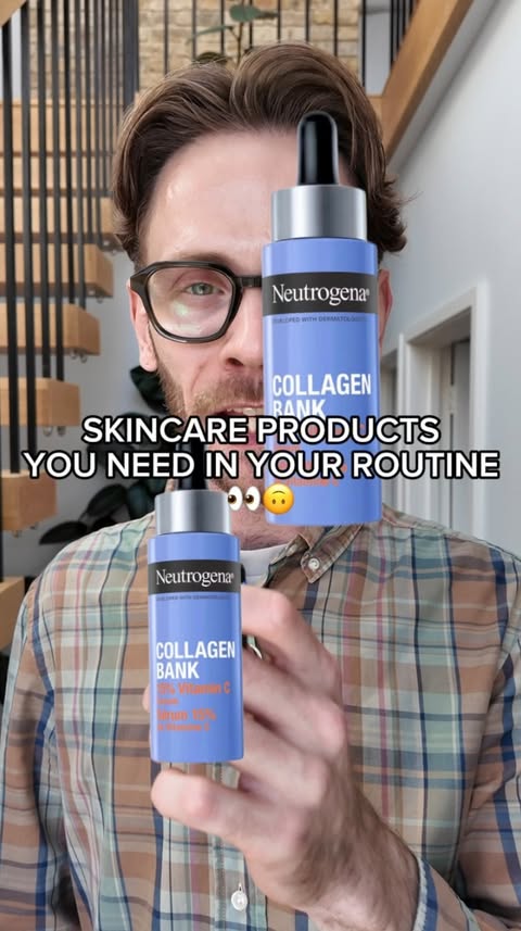 Instagram post by @granttdonaldson for Neutrogena UK & Ireland. Caption reads: ad There’s a new Vitamin C on the block 👀....