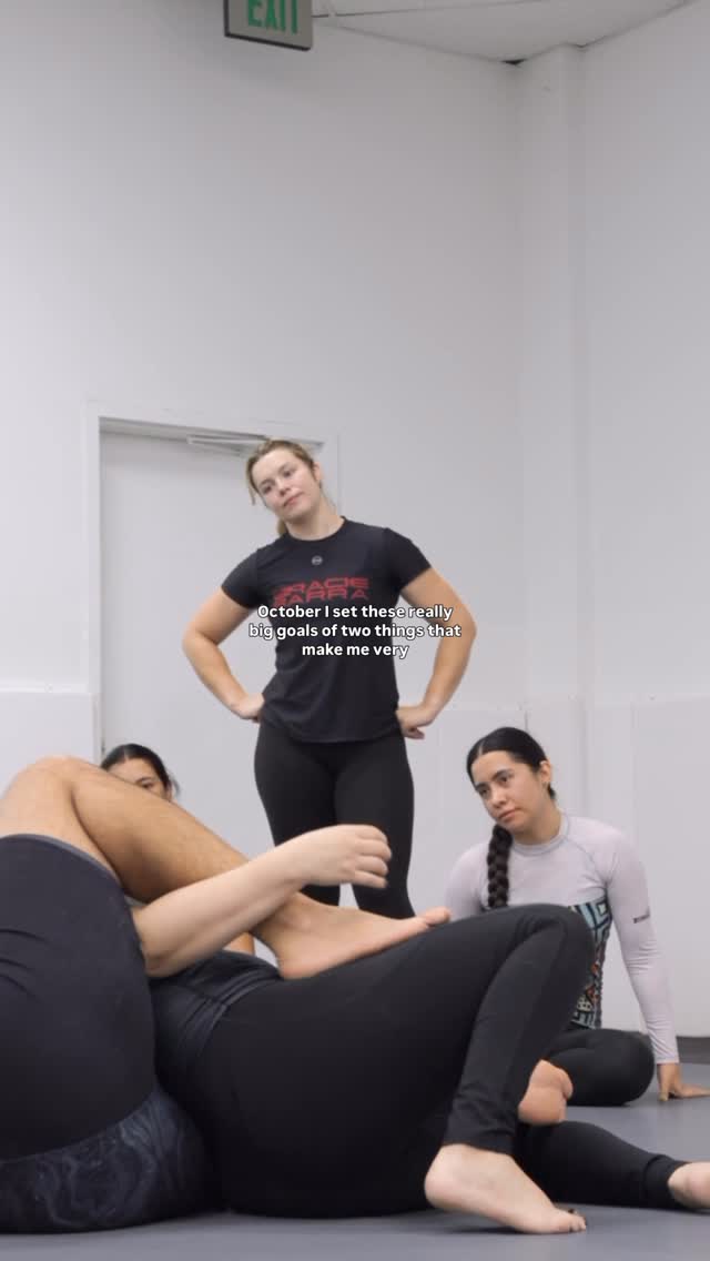 Instagram post by @kendallreusing for JOCKOFUEL. Caption reads: For Oct my goal has to been to hit one 6am class +....