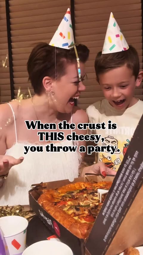 Instagram post by @lauranne_mertens for Pizza Hut. Caption reads: Its time toooo partyyyyy!!! 
The 30th birthday of....