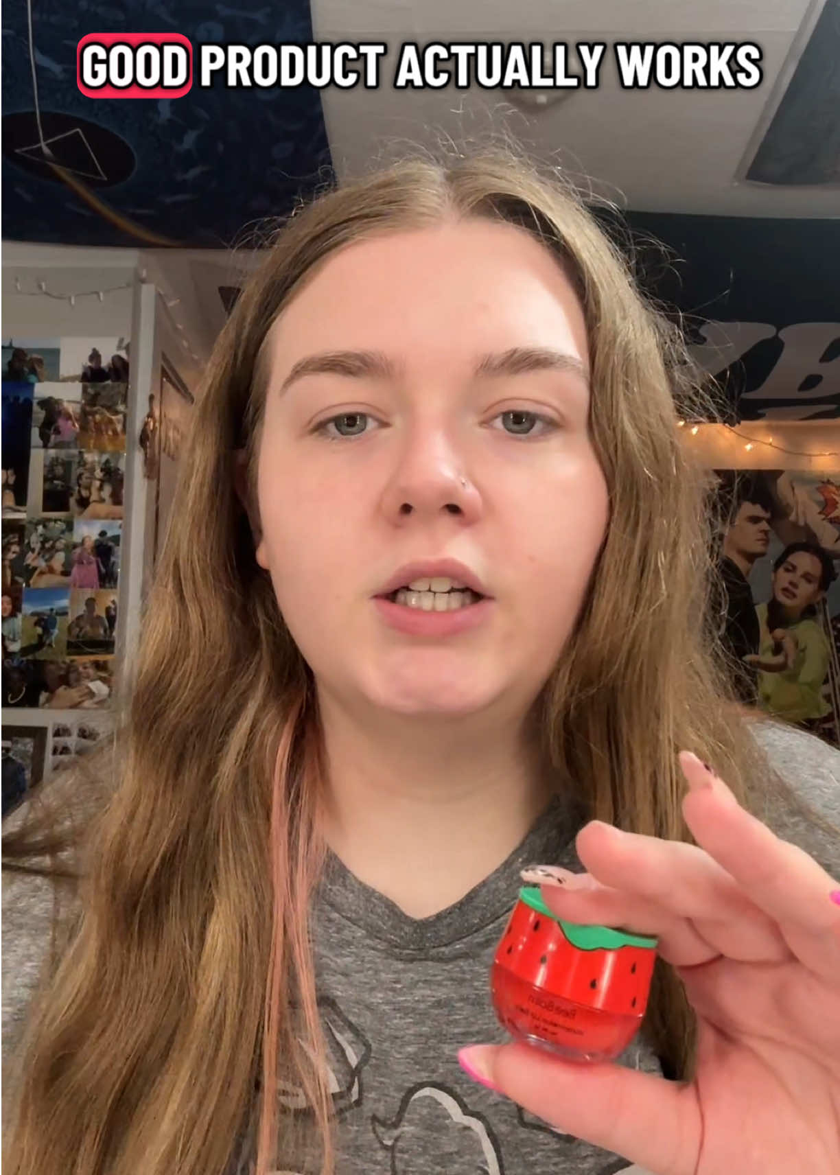 TikTok post by @iminlovewithchriswood for My Bee Balm. Caption reads: [...] be the cutest lip balms I’ve ever....