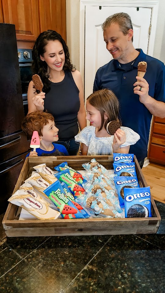 Instagram post by @theclassymamabear for Acorn. Caption reads: #ad Sunshine, sweet snacks, and smiles all around....