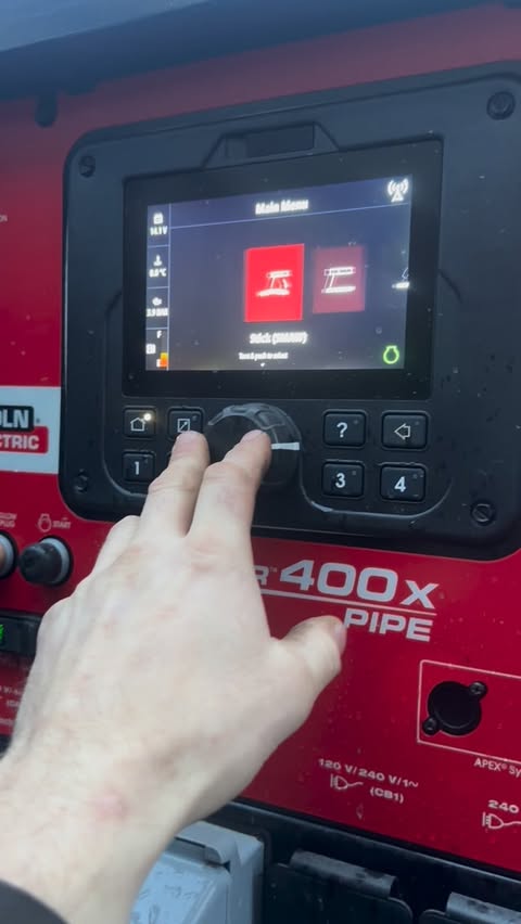 Instagram post by @r_nierop for Lincoln Electric. Caption reads: Running some wire today, active8x running off my....