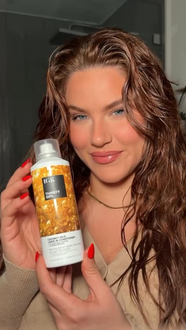 Instagram post by @igksalons for IGK Hair. Caption reads: Our IGK stylist @thefashionisa shows us how she....