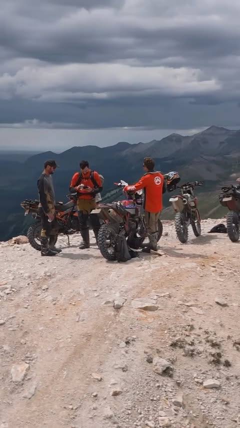 Instagram post by @moskopete for Mosko Moto. Caption reads: 🏍️ What are the odds someone gets hurt on a....