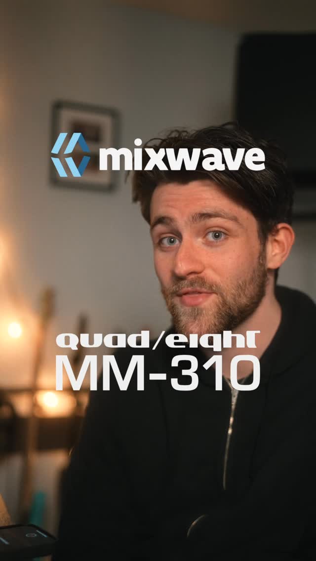 Instagram post by @iammmune for MixWave. Caption reads: Gear from Hollywood’s scoring stages! One of the....