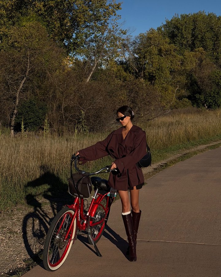 Instagram post by @marissaren for Marriott Bonvoy. Caption reads: #MarriottBonvoyPartner best weekend fall getaway....