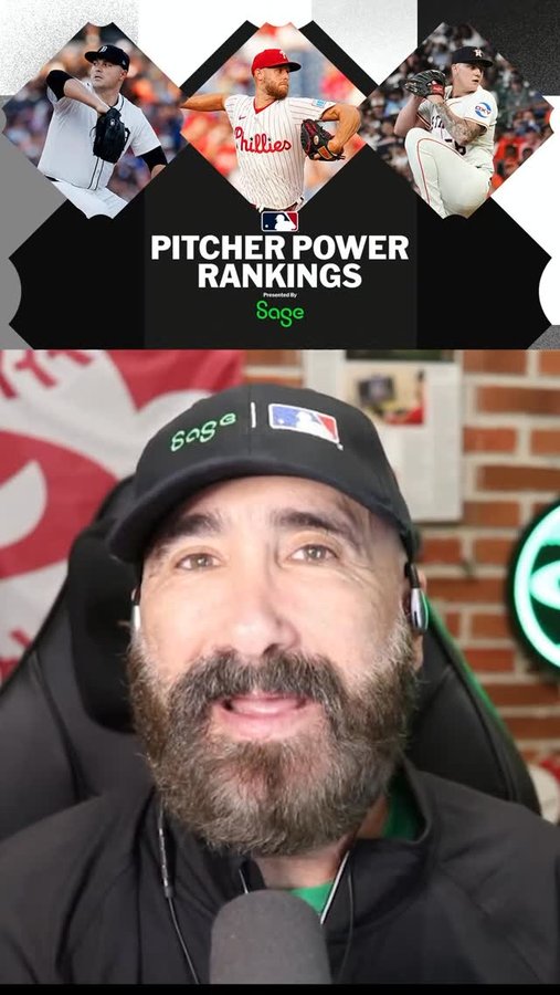 Instagram post by @pitchingninja for Sage. Caption reads: A Breakdown of a few High Performing Aces who have....