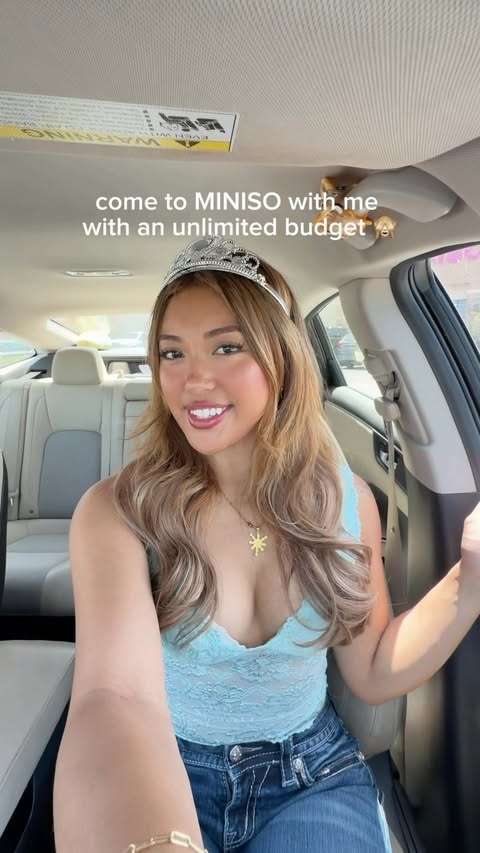 Instagram post by @kaylacortel for MINISO. Caption reads: [...] blind box series also just dropped at....