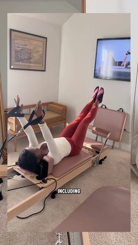 Instagram post by @cindysandjo for Your Reformer. Caption reads: [...] Year! 💕 Let’s crush those goals!....