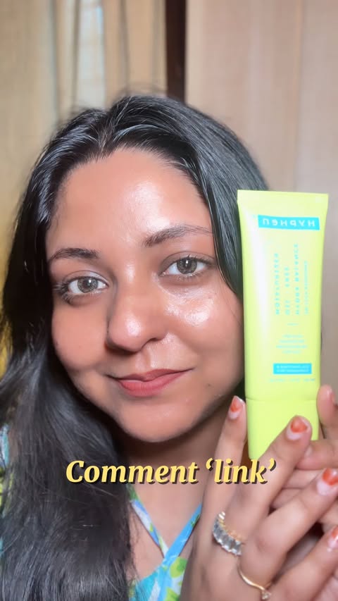 Instagram post by @ameeraworld for Hyphen. Caption reads: Comment for link✨ . . . (Hyphen moisturizer,oil....