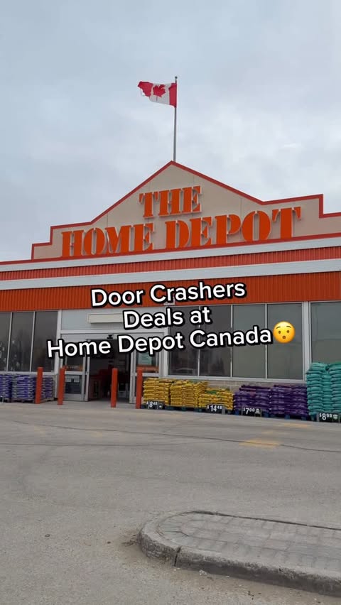 Instagram post by @couponcutiecanada for The Home Depot. Caption reads: Stock up on spring essentials! The....