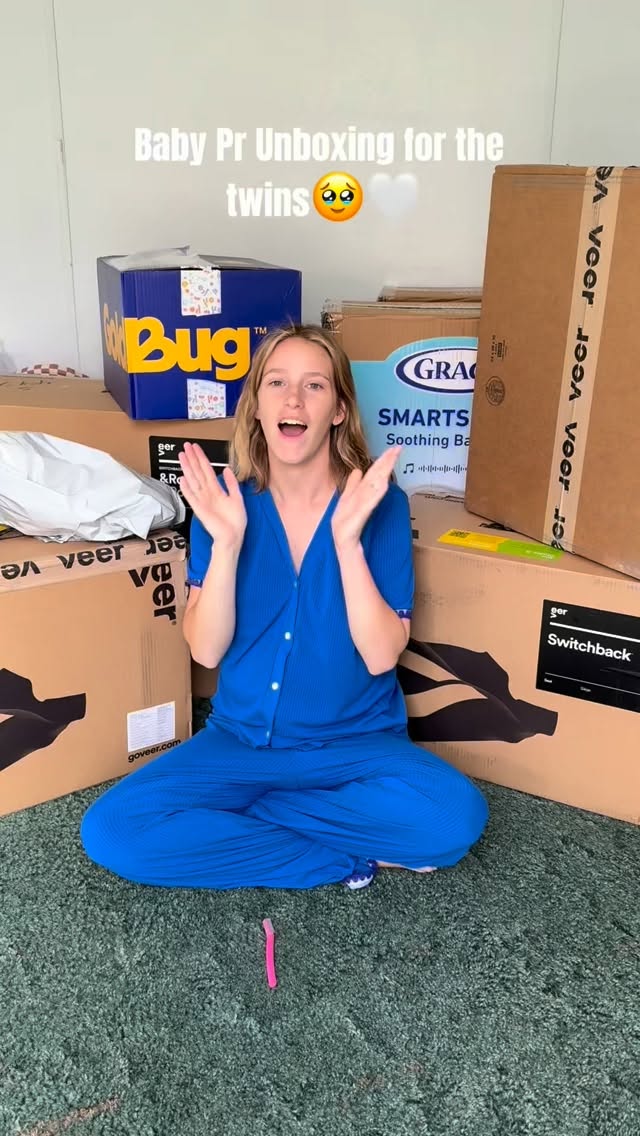 Instagram post by @paigecarlene_ for Kindred Bravely. Caption reads: Thank you so much to all of these amazing brands....