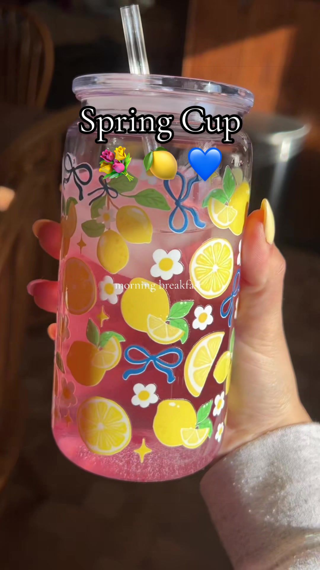 TikTok post by @ahlyahpierson415 for Sip-Sip Hooray!. Caption reads: @Sip-Sip Hooray! #morningbreakfast #morningroutine....