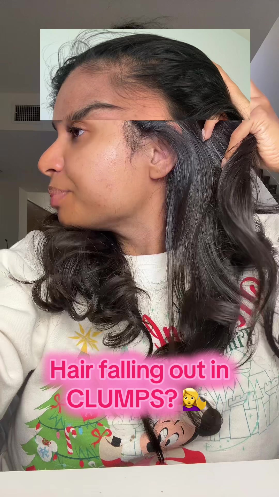 TikTok post by @ninashealthtips for Micro Ingredients. Caption reads: [...] #hairgrowthjourney #pumpkinseeds @Micro....