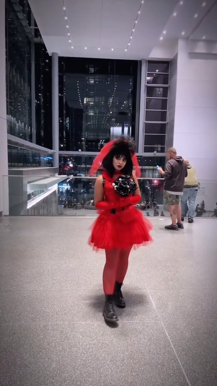 Instagram post by @heyitslilly for Halloween Costumes. Caption reads: Happy Halloween to all of the strange and unusual....