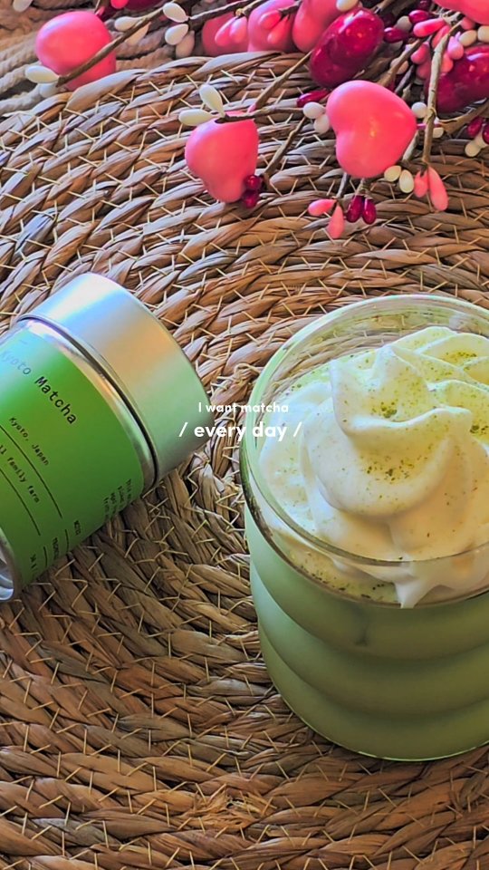 Instagram post by @sugarcoatedmasala for Dona. Caption reads: Matcha all day, everyday 💚✨️

@drinkdona....