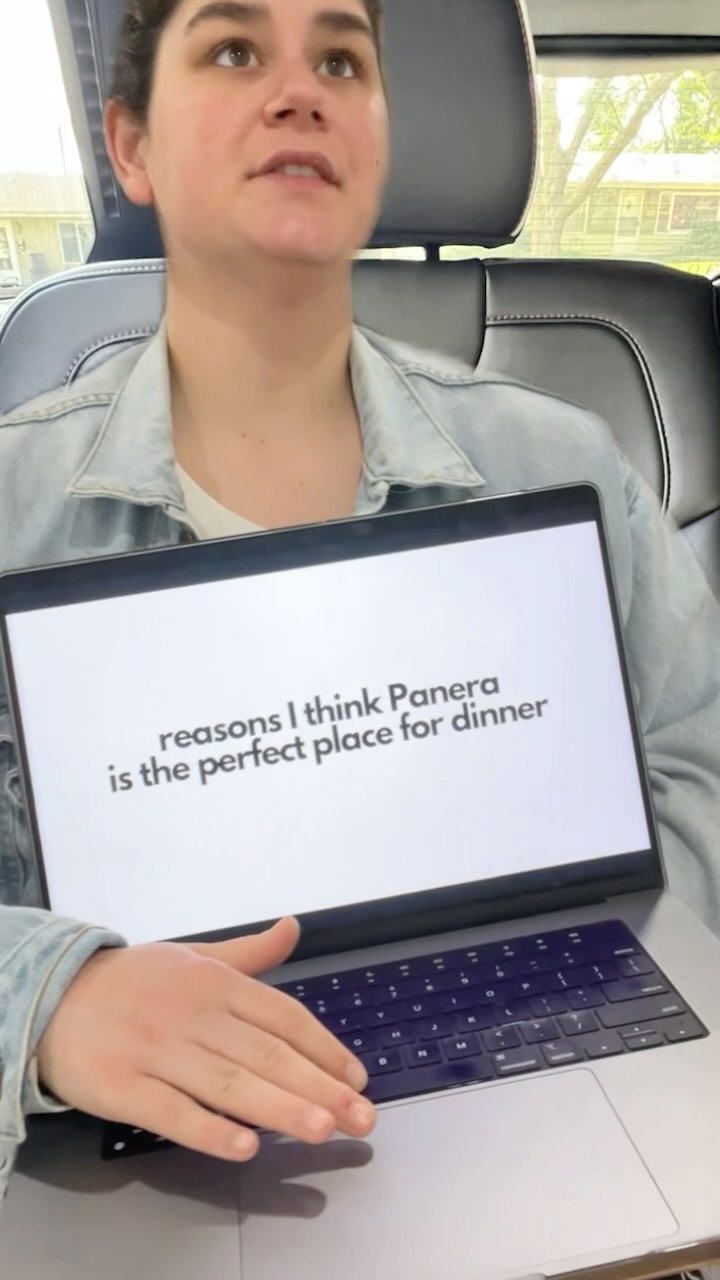 Instagram post by @elyse_myers for Panera Bread. Caption reads: I like what I like…and what I like is dinner at....