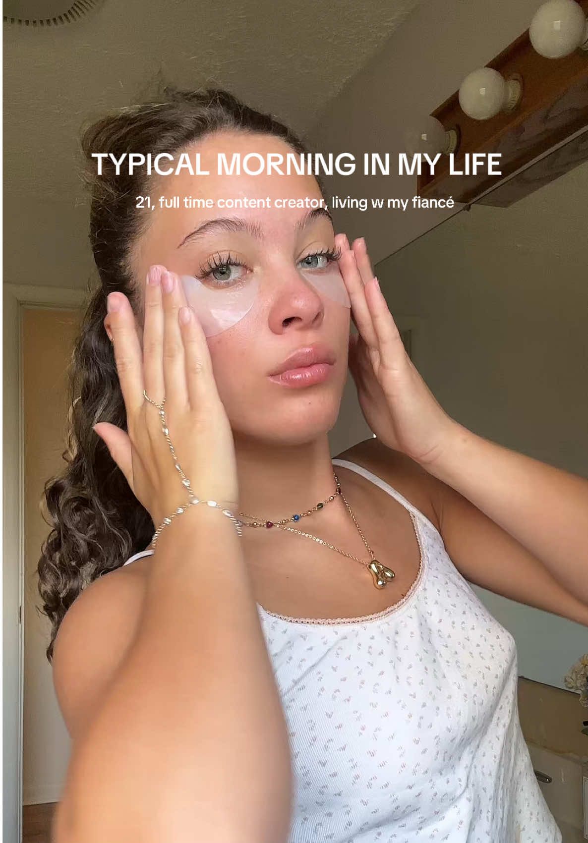 TikTok post by @annadawnphillips for Brandy Melville. Caption reads: [...] Thomas Roth Labs @Josie Maran @Brandy....