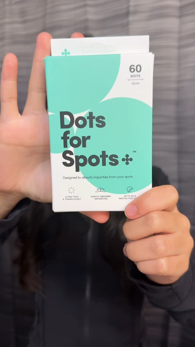 Instagram post by @thezoeelise for Dots for Spots. Caption reads: [...] center on my forehead… thank God for....