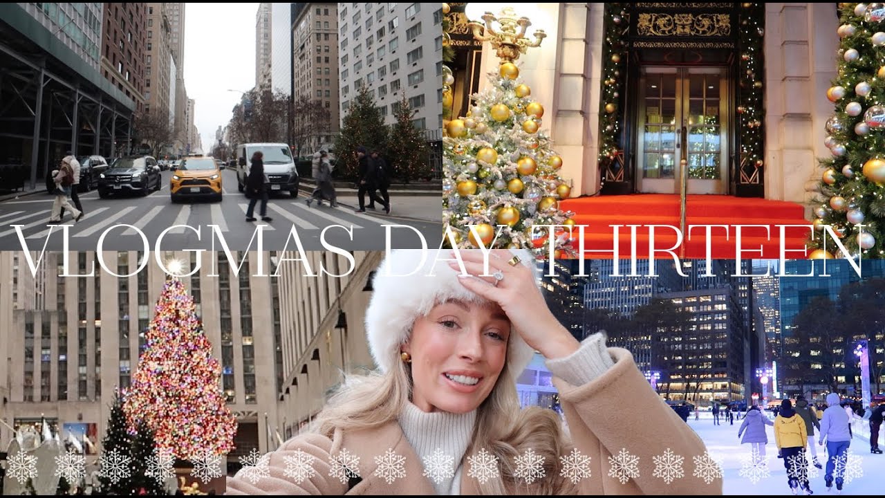 YouTube post by @JosieIrons for Klarna. Caption reads: FLY WITH ME TO NEW YORK * Solo Festive Trip * ✈️....