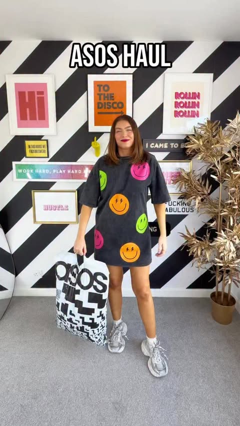 Instagram post by @itsmissshellie for STYLINK. Caption reads: [...] now is the time to grab them! #ad @asos....