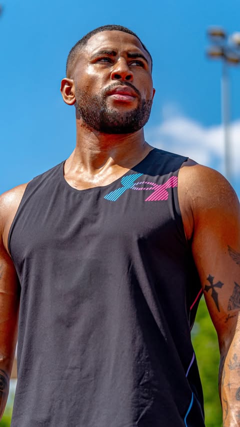 Instagram post by @officialzachariah_ for Under Armour Run. Caption reads: #AD Rewiring my limits. One run at a time. 🏃🏽‍♂️....