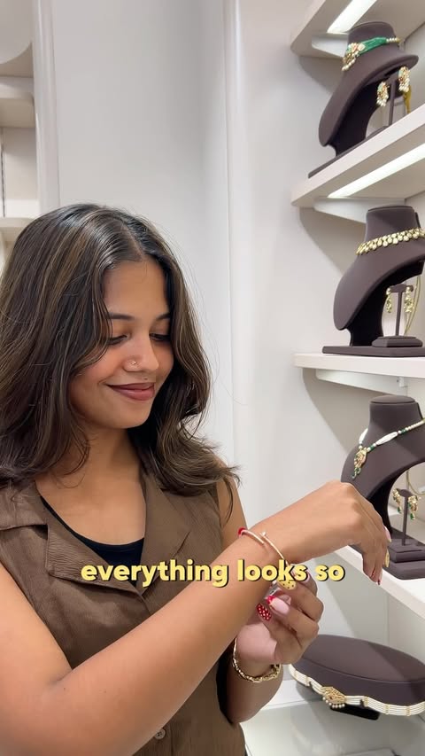 Instagram post by @critixa for Kushals Fashion Jewellery. Caption reads: [...] gorgeous! 🌸✨ I popped into....