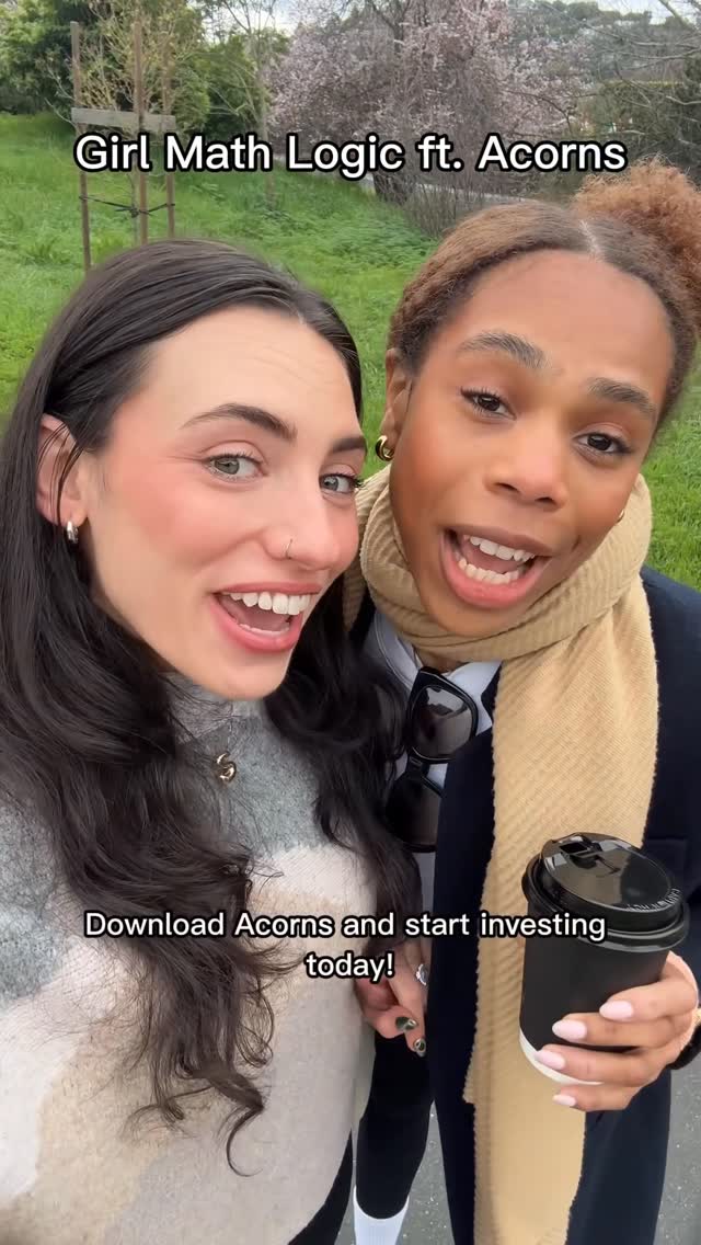 Instagram post by @soellegirls for Acorns. Caption reads: #AcornsPartner we may not be finance bros but we....