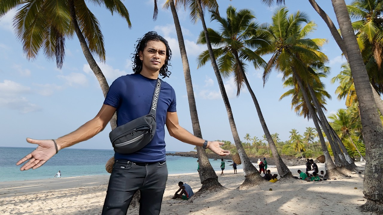 YouTube post by @NadirOnTheGoBangla for SafetyWing. Caption reads: The Arab country you've never heard of.