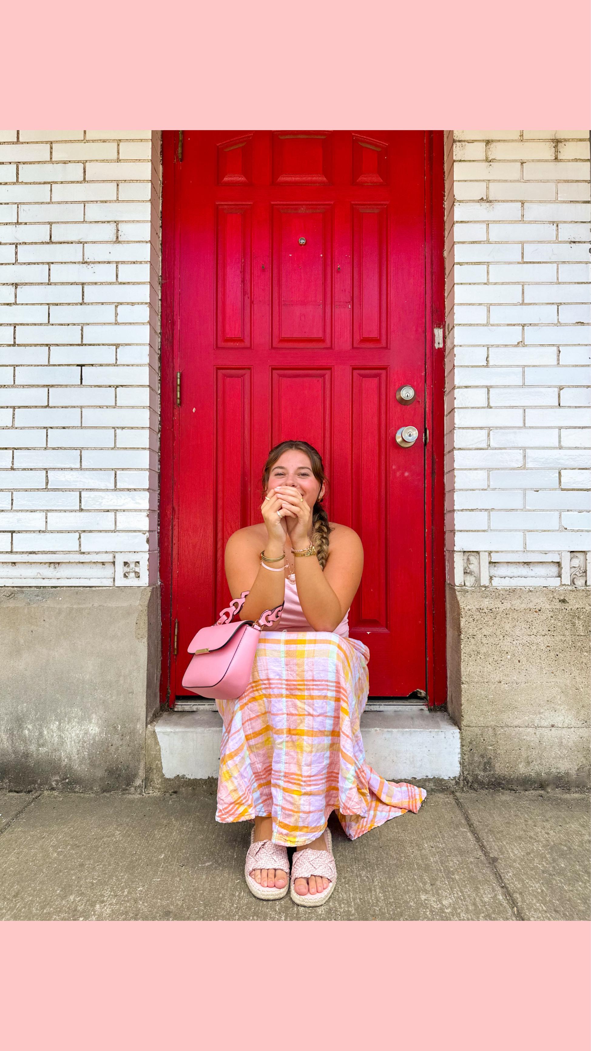 Instagram post by @itskatelyncastleberry for Jewlr. Caption reads: Letting Pinterest choose my outfit to match my new....