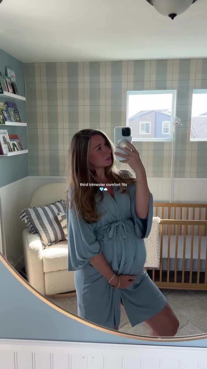 Instagram post by @hanncoleman for PinkBlush Maternity. Caption reads: A few of @hanncoleman's favorite things... ✨🤍....