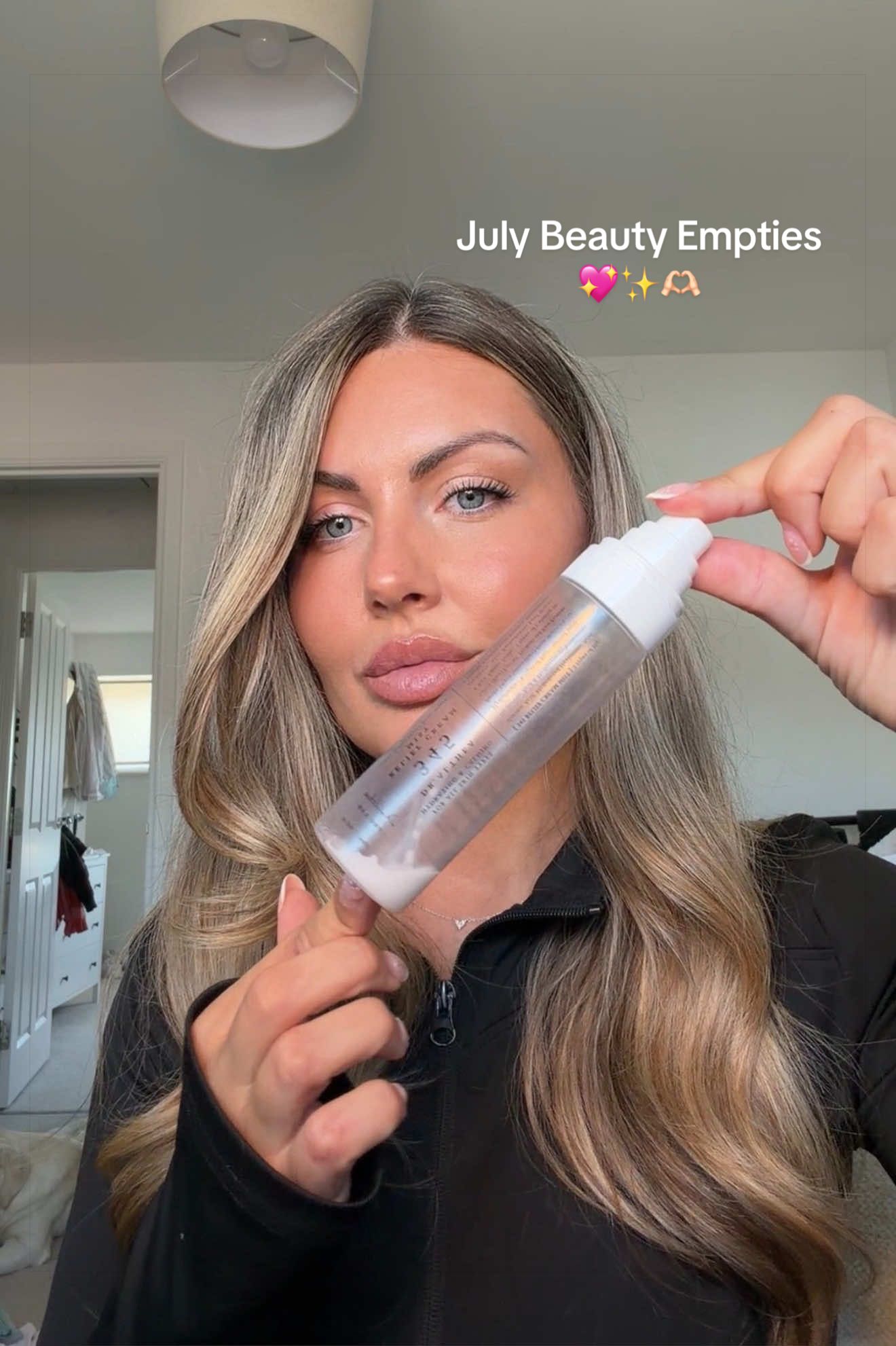 TikTok post by @rachelkew_ for Heimish. Caption reads: [...] US @Garnier UK @Beauty of Joseon UK....