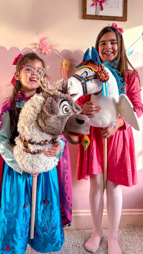 Instagram post by an influencer for Disney Family UK. Caption reads: [...] @disneyuk @disneyfamilyuk #AD The girls have....