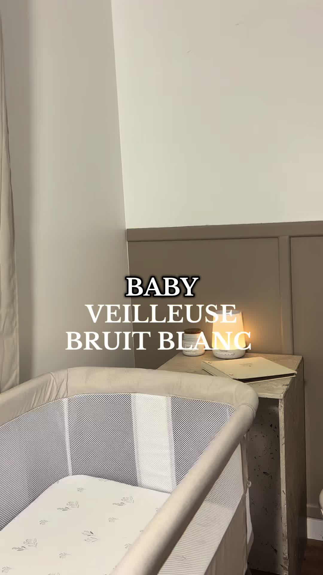 TikTok post by @coralieappia for Momcozy. Caption reads: [...] de sommeil de votre famille. @Momcozy France....