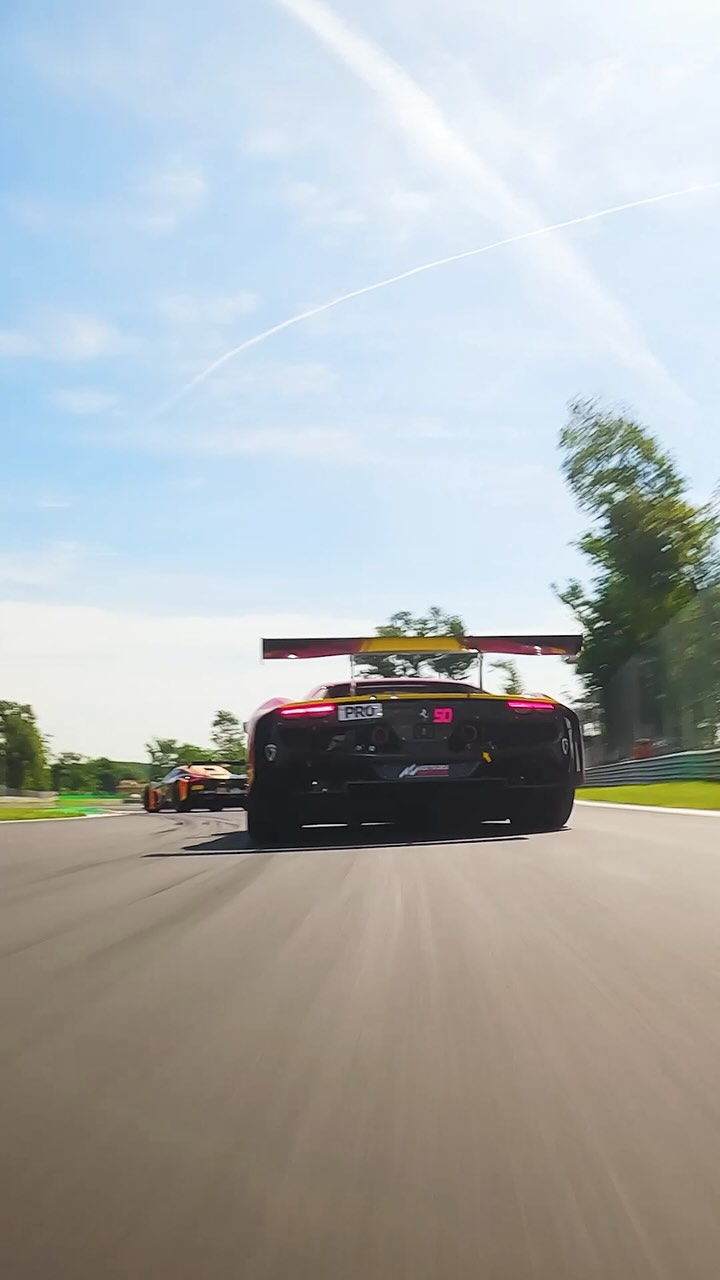 Instagram post by @gtworldchallenge for Amazon Web Services. Caption reads: Hold on tight.

One lap of the Temple of Speed....
