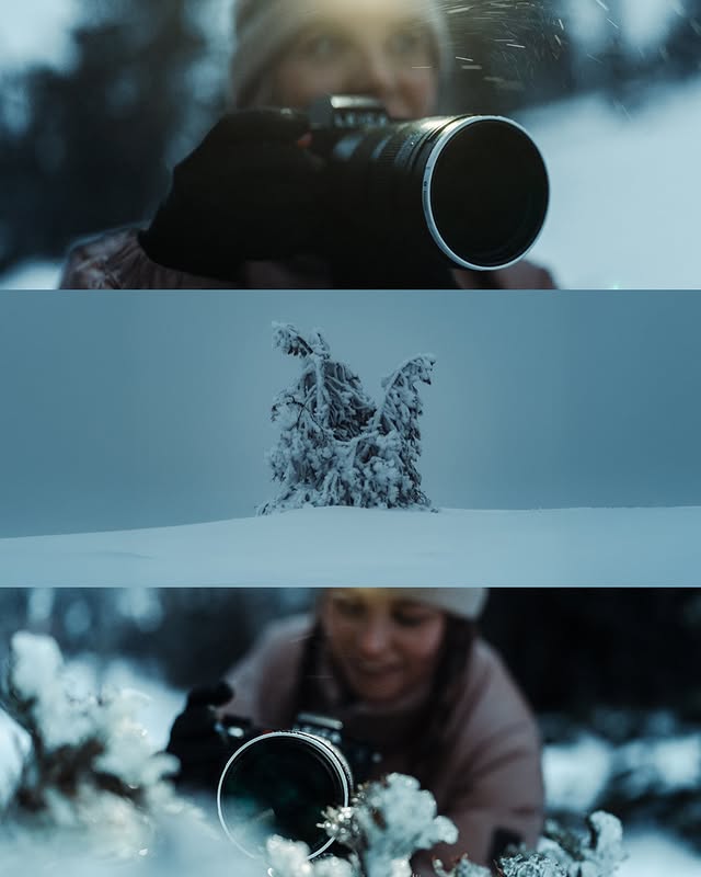 Instagram post by @melissafindley for PolarPro. Caption reads: [...] a filter built for the elements. The....