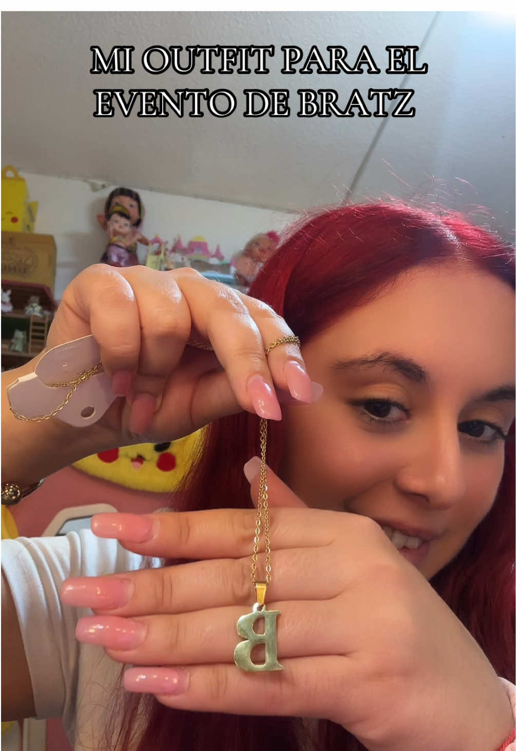 TikTok post by @nereafernandez1803 for Bratz. Caption reads: Que llegue yaaaa la horaaaa! @bratz #bratz....