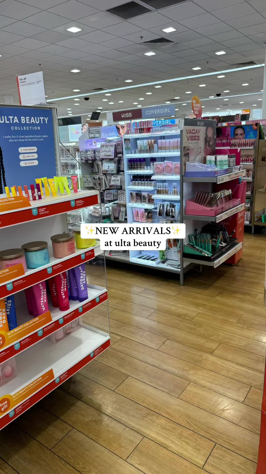 TikTok post by @gizzelle.22 for About-face Beauty. Caption reads: [...] up of new arrivals 🧴☀️@Vaseline @about-face....