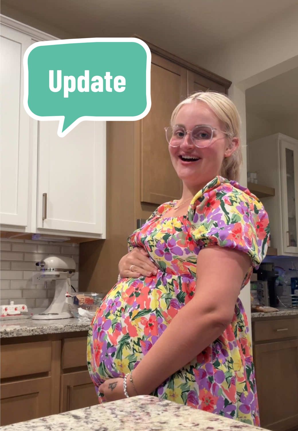 TikTok post by @jill200016 for Bloom Nutrition. Caption reads: Just a few more touches and our nursery will be....