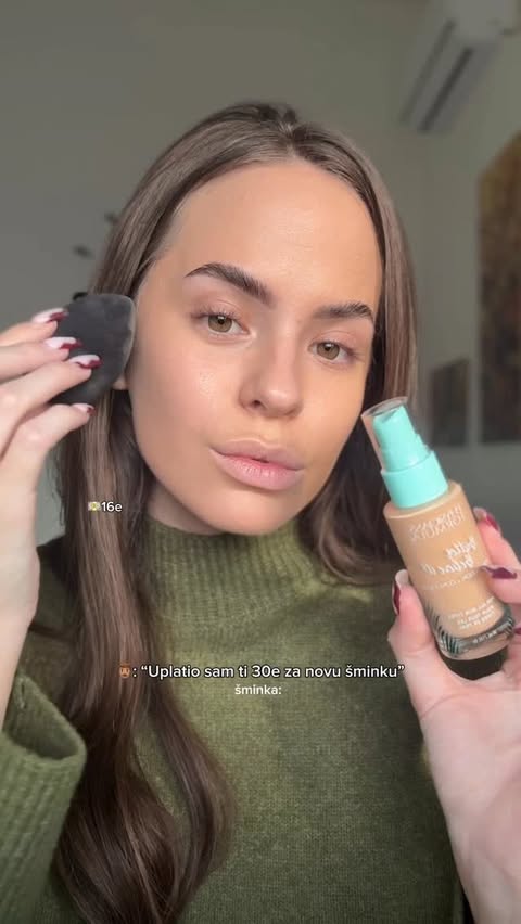 Instagram post by @catarinartist for Physicians Formula. Caption reads: 🤦🏽‍♀️🫠 #balkan #viral #catarinartist.