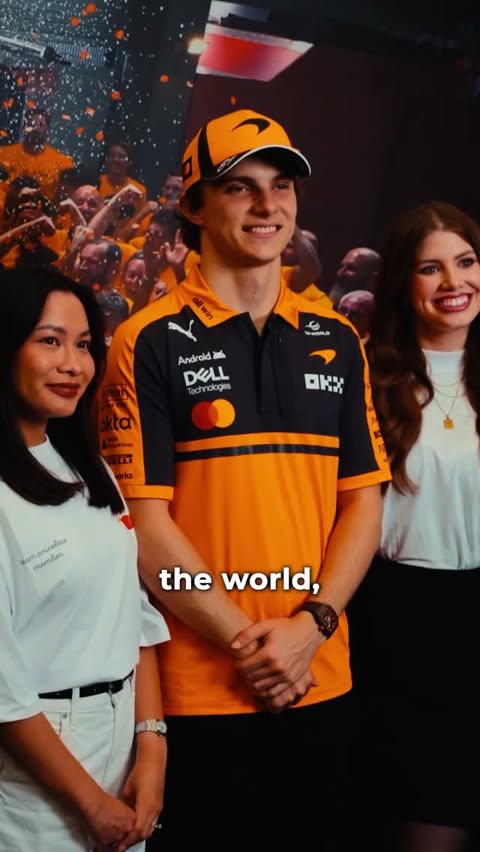 Instagram post by @mastercardau for McLaren. Caption reads: How well does McLaren Mastercard F1 Team Driver....