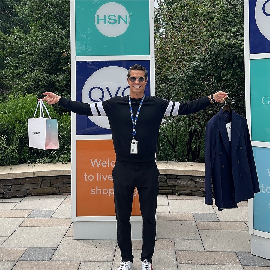 Instagram post by @stephanecolleu for HSN. Caption reads: I’m super excited to be live on @hsn again!🥳....